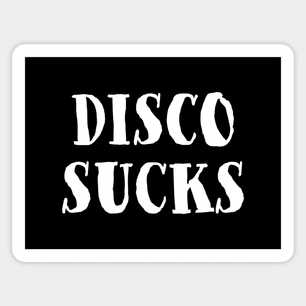 Disco Sucks Sticker by Siren Seventy One